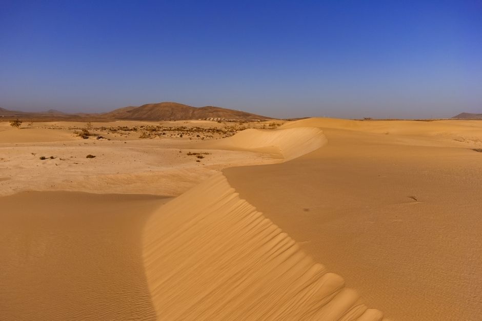 sand dunes of Parque Natural de Corralejo